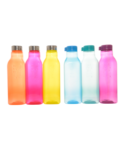 Popepenta 1000ml Sipper |   Bouteille d'eau anti-fuite LIVIA Virgin PP |   Gobelet réutilisable en forme de pentagramme, impression numérique, respectueux de l'environnement - Product Image 1