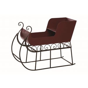 Top Selling Metal Iron Luxury Design Galvanized Metal Sleigh for Christmas <b>Decor</b> Made With Customized Sizes With Sizes - Product Image 6
