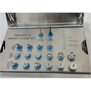 Kit de guidage de couronne d'implant dentaire en acier inoxydable de haute qualité, source d'alimentation manuelle, Grade A+, réutilisable, CE, pont osseux BBI-318 Classe - Product Image 1