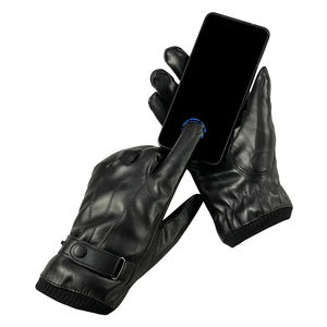 Nouveaux gants de travail en cuir respirants et légers 2026 avec doublure en coton frais et manchette de sécurité - Product Image 2