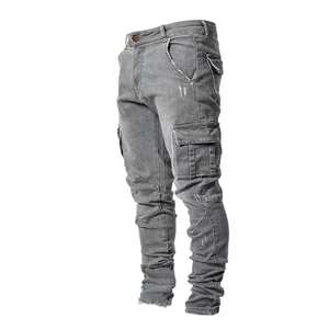 Pantalones Cargo para Hombre, Último Diseño, a la Moda, Ajustados, Venta al Por Mayor, OEM, Personalizados, 100% Algodón, los Más Vendidos, Exportación, Resistentes, Transpirables - Product Image 2