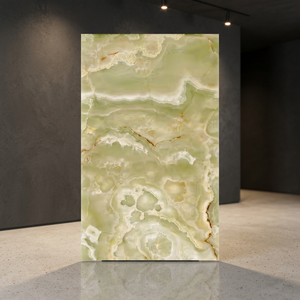 Carreaux de sol en porcelaine vert Liva Home Wall 600x1200mm Le sol en marbre noir en céramique ressemble à des carreaux de porcelaine Carreaux muraux brillants - Product Image 2