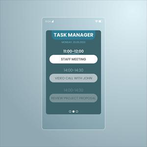 Aplicación Móvil de Gestión de Tareas de Última Generación con Programación Inteligente, Automatización e Información sobre el Rendimiento - Product Image 1
