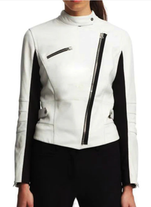 Chaqueta de Cuero para Mujer, Nueva Moda, Resistente al Viento, Chaqueta de Cuero para Hombre y Mujer, Estilos Personalizados, Chaqueta de Cuero Charlotte Burnt Multiple 2006 - Product Image 4