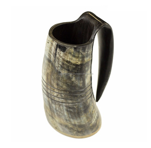 Tasse à boire en corne à prix abordable Meilleur décor d'intérieur Conception de matériaux uniques avec une tasse à boire colorée et hautement design - Product Image 5