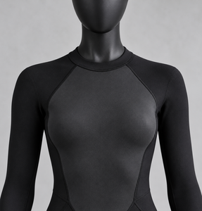 Combinaison de plongée intégrale unisexe en néoprène premium avec fermeture éclair dorsale, logo frontal et épaisseur thermique de 3 mm - Product Image 5