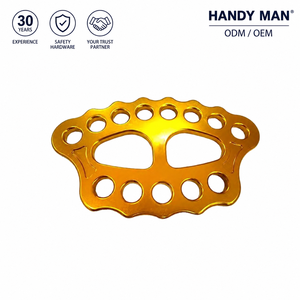 Placa de Anclaje Grande para Escalada, Marca HM, Hecha a Medida, de Aleación de Aluminio Anodizado de Alta Calidad, Modelo A003, Resistencia a la Rotura de 45 kN - Product Image 1