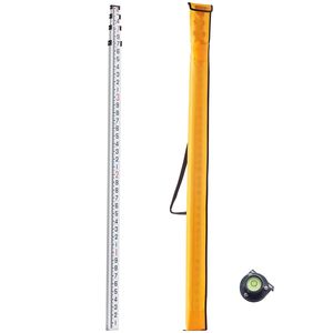 Asta Telescopica in Alluminio da 14 Piedi con Scala Bilaterale e Asta di Livellamento da 1/10 Piedi - Product Image 1