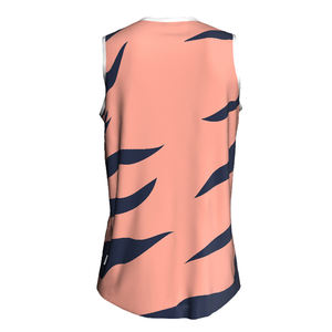 Maillots de basket-ball imprimés réversibles respirants sur mesure, couleurs et logos personnalisables, tissu 100% polyester - Product Image 3