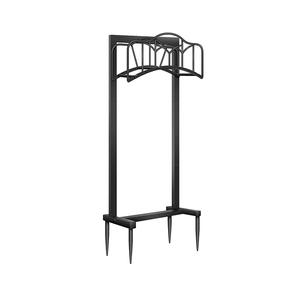 ที่แขวนสายยางน้ำโลหะตั้งพื้นสีดำสั่งทำได้ - Product Image 2