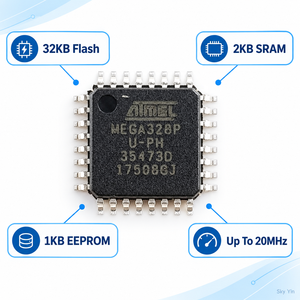 ชิปแฟลช <span class=keywords><strong>AVR</strong></span> MCU ไมโครโพรเซสเตอร์สต็อก<span class=keywords><strong>328p</strong></span>-au fyx Atmega328p ของแท้ - Product Image 4