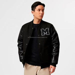 'Varsity Jackets Zip <b>up</b> Windbreaker Bomber Jacket Personalized <b>Stitched</b> Any Text Logo Varsity Jackets - Product Image 3
