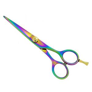 Ciseaux de coiffure professionnels PROSEE en acier inoxydable 440C, lame tranchante, 32 dents, manche moyen, pour droitiers - Product Image 3