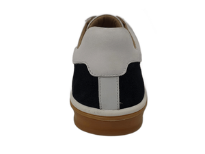 Chaussures de marche décontractées pour hommes, lacets, bout rond, dessus en cuir véritable, semelle extérieure en caoutchouc, semelle intermédiaire en EVA, respirantes, toutes saisons - Product Image 2