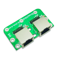 Kartu Jaringan Server OEM Keandalan Tinggi, Antarmuka Gigabit Ethernet Nic Minipcie ke RJ45 Dual Port untuk Server