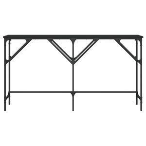 Mesa consola de madera de ingeniería negra de 55.1 x 11.4 x 29.5 pulgadas - Product Image 4