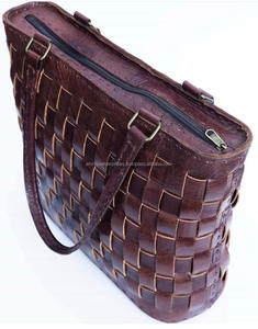 Real Handmade Genuine <b>Leather</b> Tote <b>Bag</b> Women <b>Leather</b> Shoulder <b>Shopping</b> <b>Bag</b> - Product Image 4