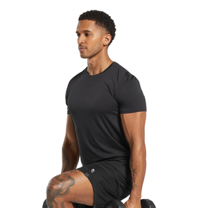 Shorts de sport pour homme, coupe régulière, 7 pouces, légers, pour entraînement, course à pied, fitness, noir - Product Image 3