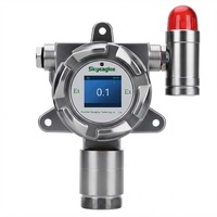 Detektor Gas Cl2 Tahan Ledakan, Sensor Pemantau Gas Klorin Elektrokimia Baja Tahan Karat 316L, Transmitter