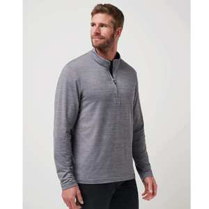 T-shirt à col zippé 1/4 personnalisé avec logo, de haute qualité, pour la gym et le sport, à manches longues, séchage rapide, décontracté et léger - Product Image 5