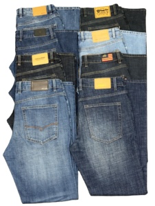 Pantalones vaqueros de mezclilla impermeables ecológicos de cintura media de ajuste Regular recto de alta calidad para hombre, Fabricante Mayorista de otoño y verano - Product Image 6