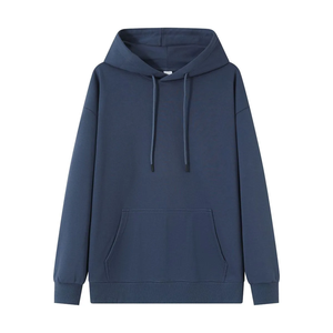 Sweat à capuche pour homme, coupe classique, en molleton anti-plis, sur mesure, avec poche kangourou, mélange polyester/coton, 350-400 GSM, collection automne - Product Image 3