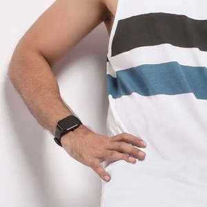 เสื้อกล้ามออกกำลังกายผู้ชาย ผ้าถัก สปอร์ต แคชชวล คุณภาพสูง ระบายอากาศ แห้งเร็ว โพลีเอสเตอร์ผสมคอตตอน โลโก้ด้านหน้า ลายเรียบ - Product Image 5