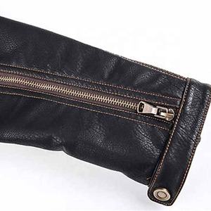 Color sólido Pu cuero invierno moda hombres chaqueta nueva llegada calidad superior hombres chaqueta de cuero a precio razonable - Product Image 6