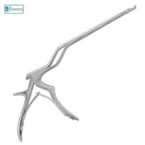 Micro Rongeurs de Bayoneta Kerrison para Laminectomía, Instrumento Quirúrgico Manual de Acero Inoxidable de 20cm para Cirugía General, Certificado CE - Product Image 1