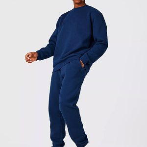 Custom <b>Men's</b> Crew Neck <b>Sweat</b> <b>Suits</b> Casual Plain Cotton Tracksuits Sets Jogging Warm Soft Plus Size Tracksuits <b>for</b> <b>Men's</b> - Product Image 5
