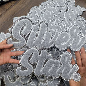 Parches Bordados Personalizados al por Mayor, Parches de Chenilla con Letras Bordadas en 3D para Prendas - Product Image 1