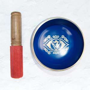 Nouveau bol chantant de conception tibétaine haut de gamme en laiton doré, finition polie, design décoratif - Product Image 3