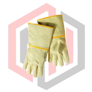 Gants de jardinage en cuir, gants de sécurité anti-choc pour la lutte contre les incendies, résistants à la chaleur, durables, respirants, sans silicone, sans poudre - Product Image 3
