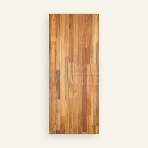 Plan de travail en bois massif d'acacia certifié ISO, style scandinave, avec jointure à languettes, huilé, pour cuisine et espace de travail - Product Image 1