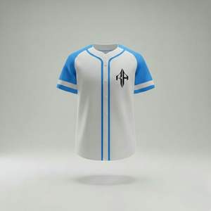 Nouveaux maillots de baseball respirants 100% polyester, imprimés, pour adultes, col en V, impression numérique de haute qualité RIVIAN - Product Image 2