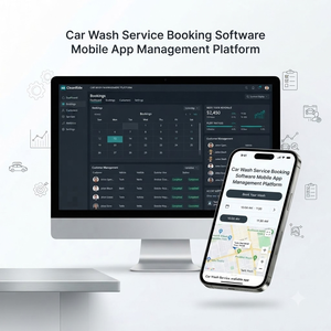Software de Reserva de Lavado de Autos, Desarrollo de Aplicaciones Móviles, Programación Automatizada, Gestión de Clientes, Alertas Push para Android, iOS y Web - Product Image 2