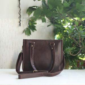 Bolso Bandolera Pequeño de Cuero Genuino Estilo Vintage para Hombre, para Viajes, Trabajo, Negocios, Impermeable, con Protección RFID - Product Image 2