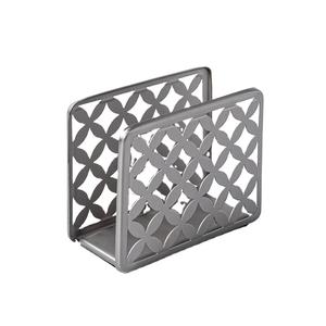 1 pièce Porte-serviettes en métal carré et rectangulaire, assorti pour table à manger, cuisine, mariage, technique de moulage à thème lettres - Product Image 1