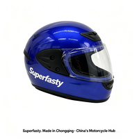 Casques de moto pour hommes en matériau PP, casque intégral, pour les déplacements quotidiens en ville, utilisation toute saison, fabriqué en Chine