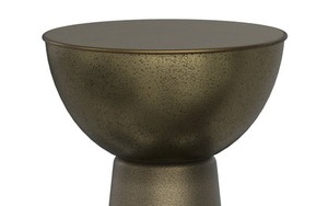 Nova Modern Minimalist Metal Coffee <b>Table</b> <b>With</b> Conical Base For Living Room Furniture - Product Image 5