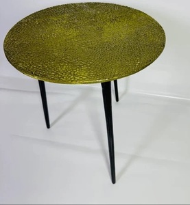 Table basse moderne en acrylique avec base en forme de branche et structure métallique, design industriel fait main, mobilier de salon - Product Image 4