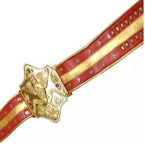 Cinturón de Boxeo de Cuero de Alta Calidad Personalizado 2022, Modelo WWWF, para Hombre, con Diseño Digital de Bob Winning - Product Image 5