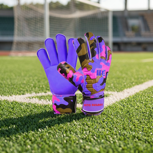 Gants de gardien de but de football professionnel en latex allemand avec poignée de protection des doigts, confort, - Product Image 3