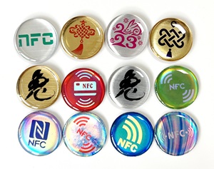 Yts Tùy Chỉnh Xã Hội Phương Tiện Truyền Thông Chia Sẻ <span class=keywords><strong>NFC</strong></span> Tag Điện Thoại Di Động Sticker Không Thấm Nước Epoxy Với Dính Chơi Đánh Giá Quà Tặng Thẻ - Product Image 3