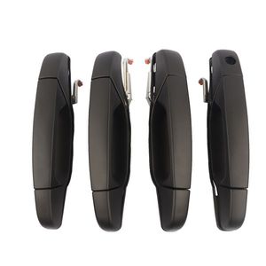 4pcs Black Exterior Door Handle Covers for 2007-2009 Chevy Silverado 2500 & GMC Sierra 2009 Custom Fit - Product Image 1