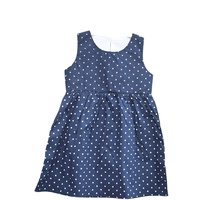 Robe décontractée pour bébé fille, 100% coton, unie, mini-robe en forme de A, avec broderie, finition douce et soyeuse, nouveau design tendance