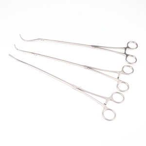 Pinces chirurgicales thoracoscopiques manuelles en acier inoxydable à double articulation, instruments de thoracoscopie pour interventions thoraciques mini-invasives - Product Image 1