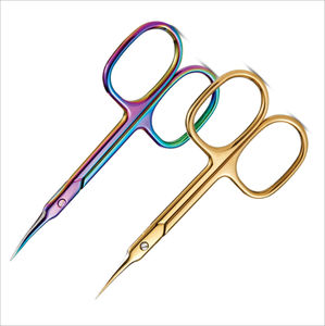 Ciseaux à ongles et à cuticules courbés russes professionnels Sharp, en acier inoxydable, par Sharp Professional - Product Image 5