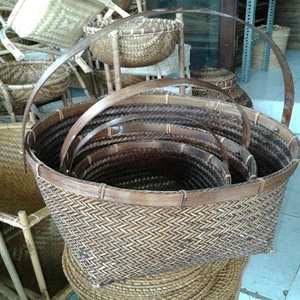 Rattan <b>Basket</b> Custom Size <b>Wall</b> <b>Hangers</b> Decorative Frame Picture Crafts Frame Wholesale Wood for Home Decor - Product Image 1