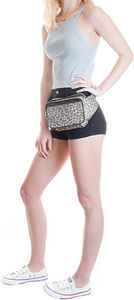 กระเป๋าคาดเอวลายเสือดาวแบบซับลิเมชั่น ดีไซน์ล่าสุด สำหรับวิ่ง เดินป่า ตั้งแคมป์ - Product Image 4